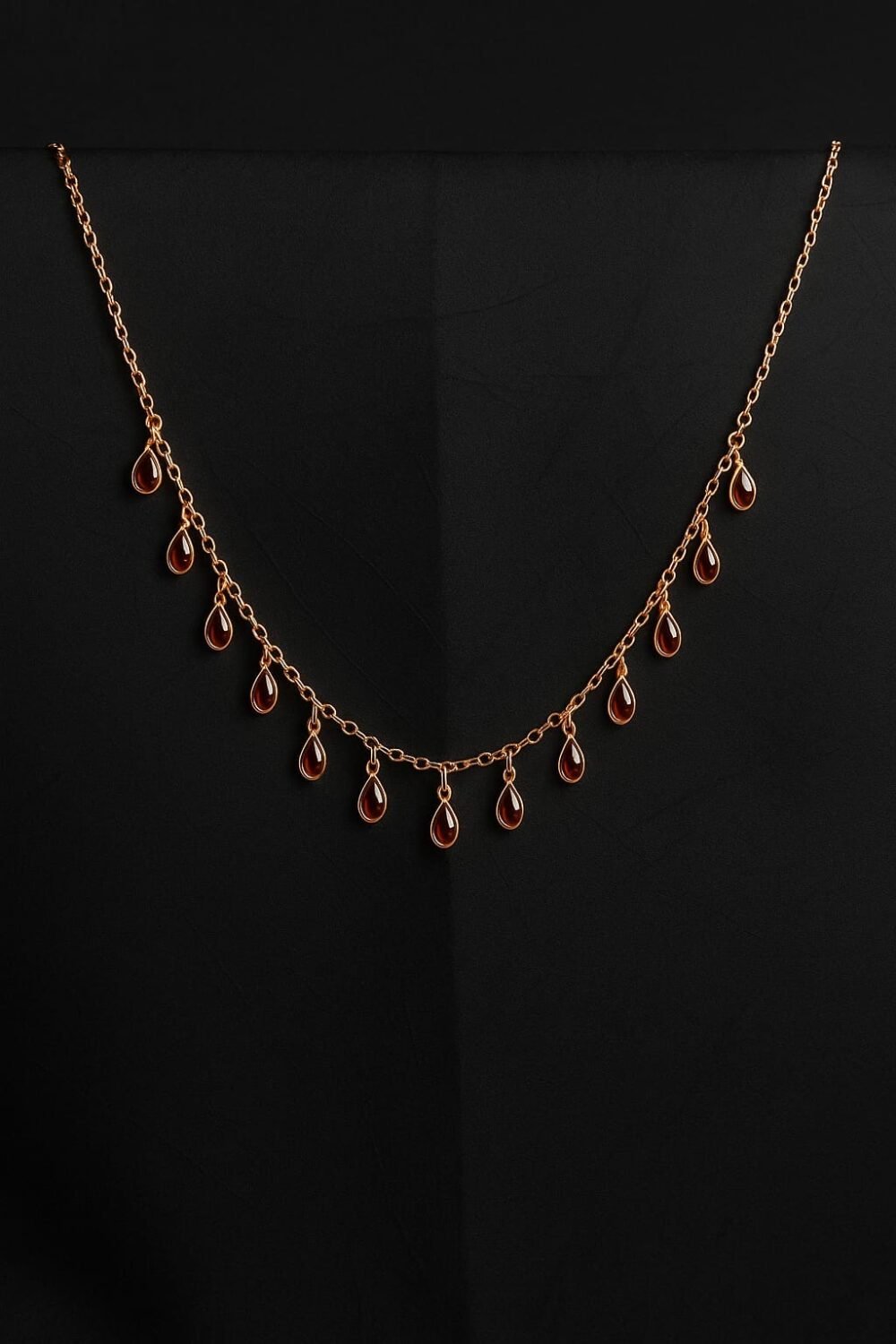 Tanmaniya Red zirconia Necklace