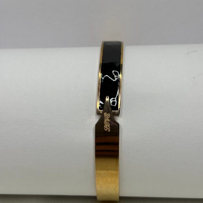 Els Bangle bracelet Anti Tarnished Gold Plated