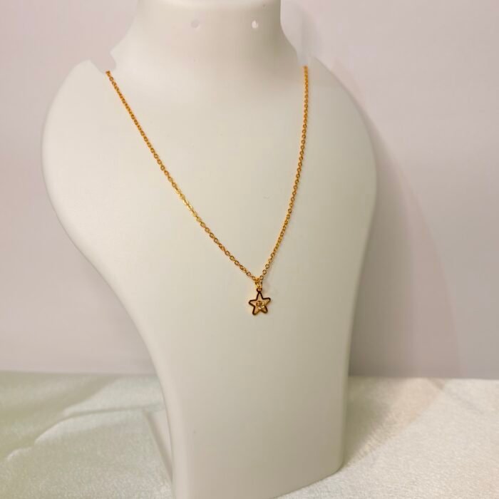 Gold Plated Neckchain With Star Pendent