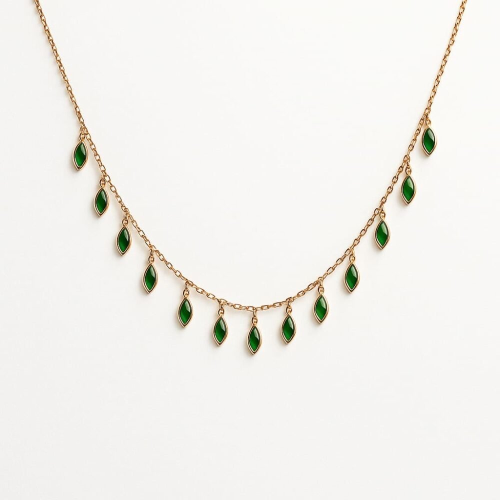 Emerald Swarovski Necklaces