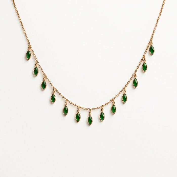 Emerald Swarovski Necklaces