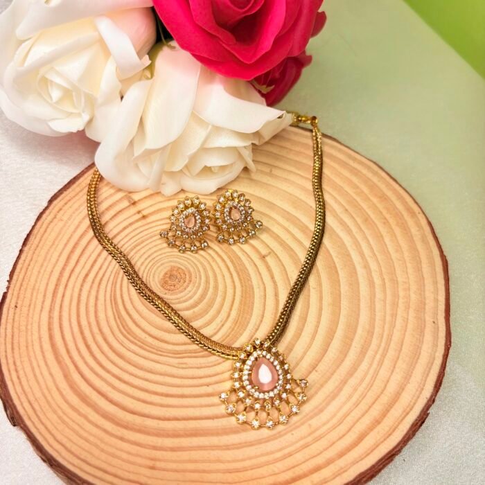 AD STONE CHOCKER SET PINK
