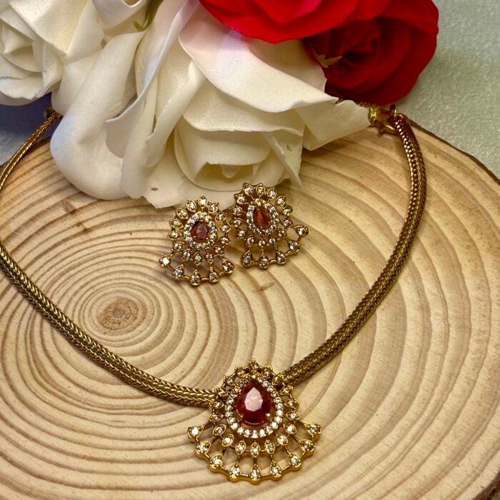 AD STONE CHOCKER SET  RED